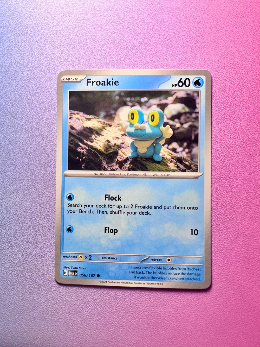 froakie - 056/167 (common) — pokemon: twilight masquerade
